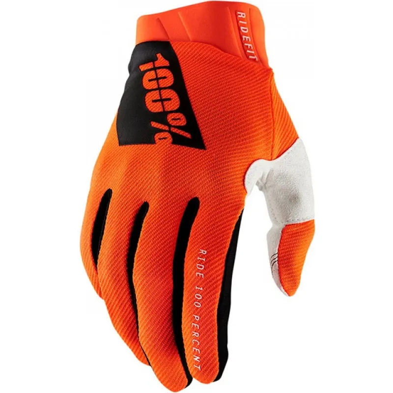 Comandă acum Manusi motocross 100% RIDEFIT-ORANGE - Mărime: L